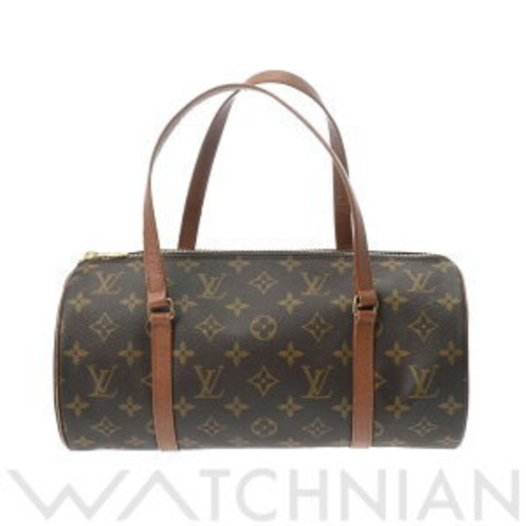 Louis Vuitton Canvas Monogram Brown Papillon Pigskin Bag Handbag - Picture 1 of 9